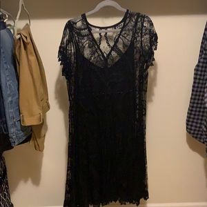 Torrid Black Lace Dress